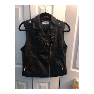 Charlotte Russe faux leather vest